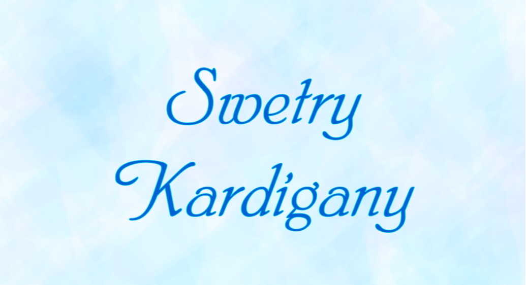 Swetry Kardigany