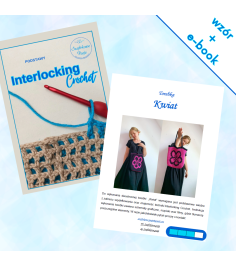 E-book "Podstawy Interlocking Crochet" + wzór "Torebka Kwiat"